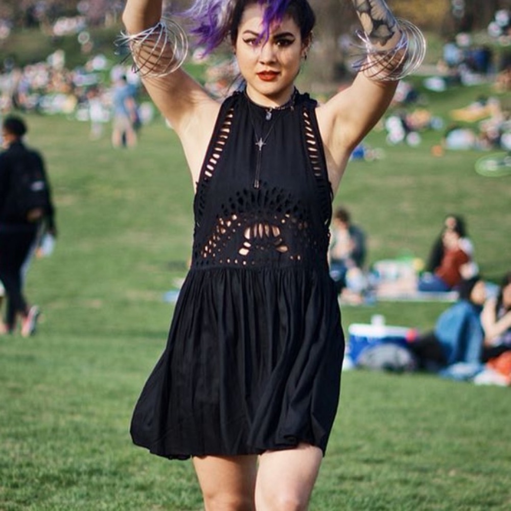 H&M Black Mini Dress
